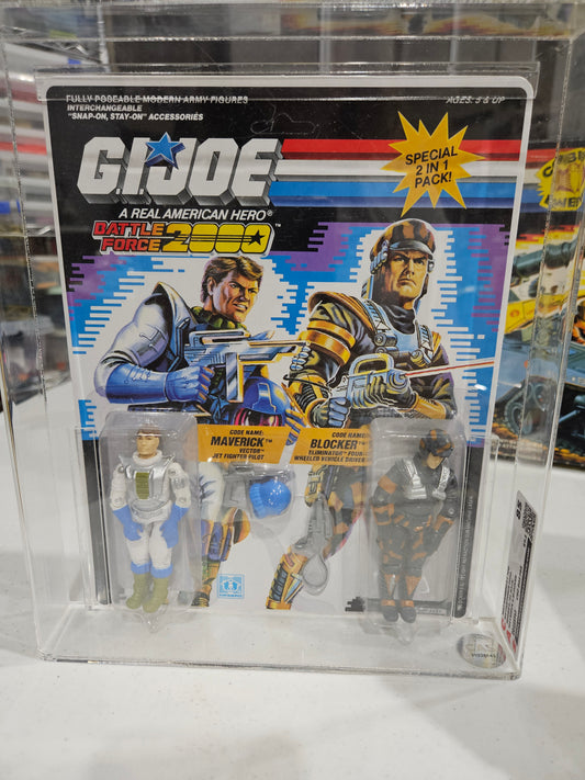 1987 Hasbro GI Joe Maverick & Blocker CAS 85