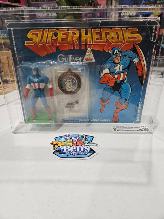 1989 Gulliver Super Heroes Capitao America (Captain America) CAS 75+