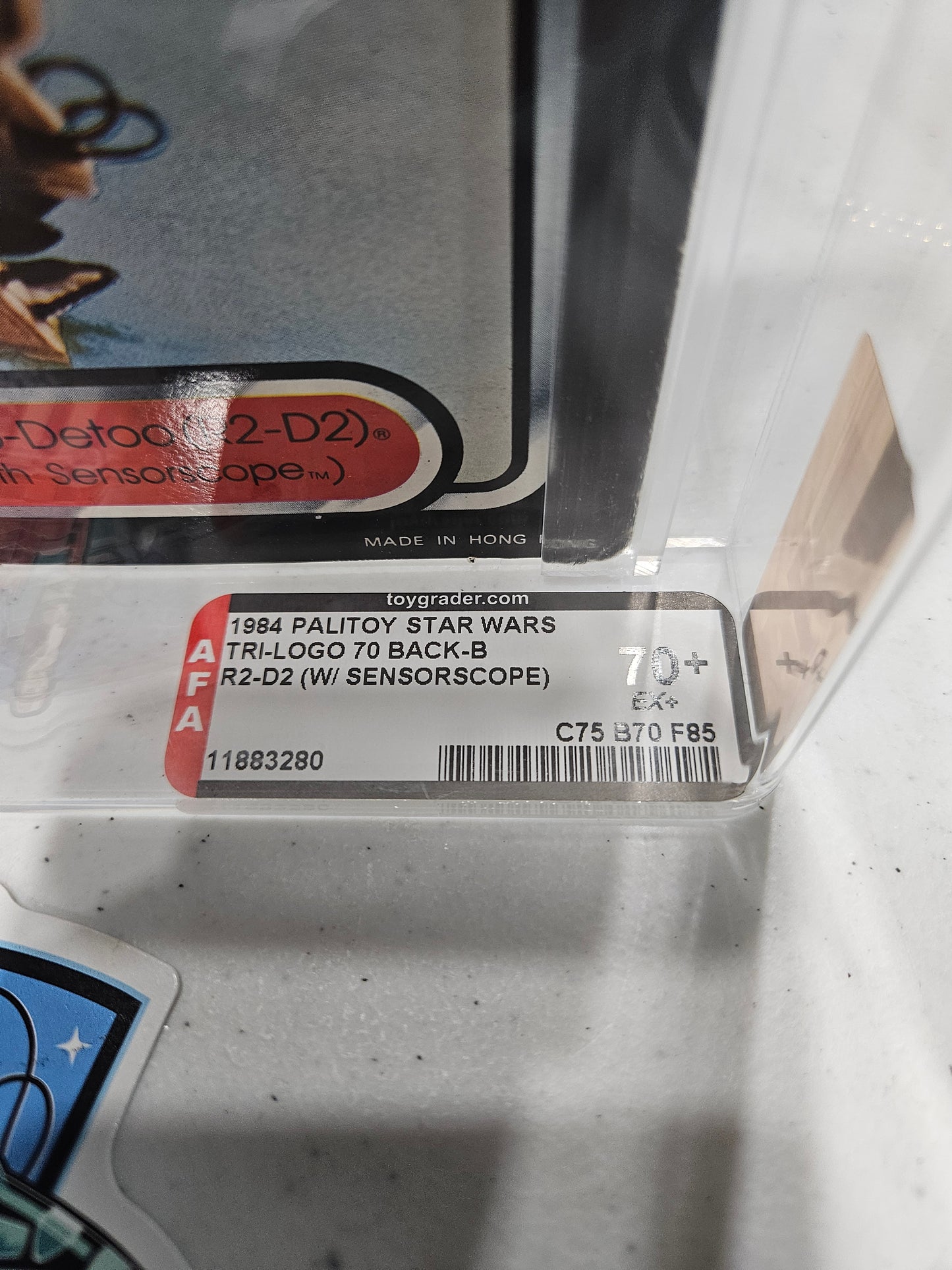 1984 Palitoy Star Wars Tri-Logo R2-D2 (Sensorscope) AFA 70+