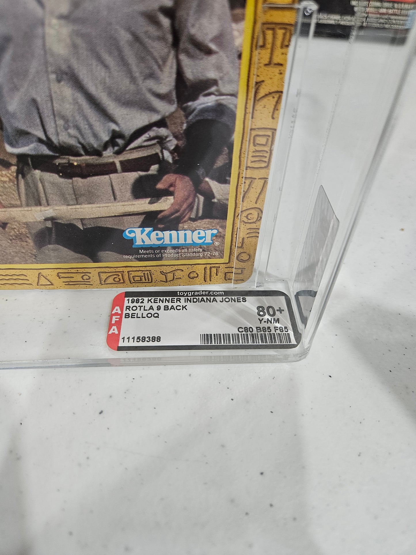 1982 Kenner Indiana Jones Belloq AFA 80+