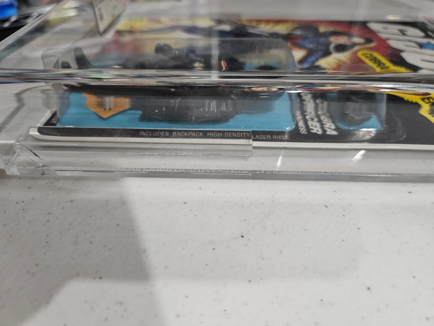 1984 Hasbro GI Joe Baroness Peach Fire Card AFA 85 NM+