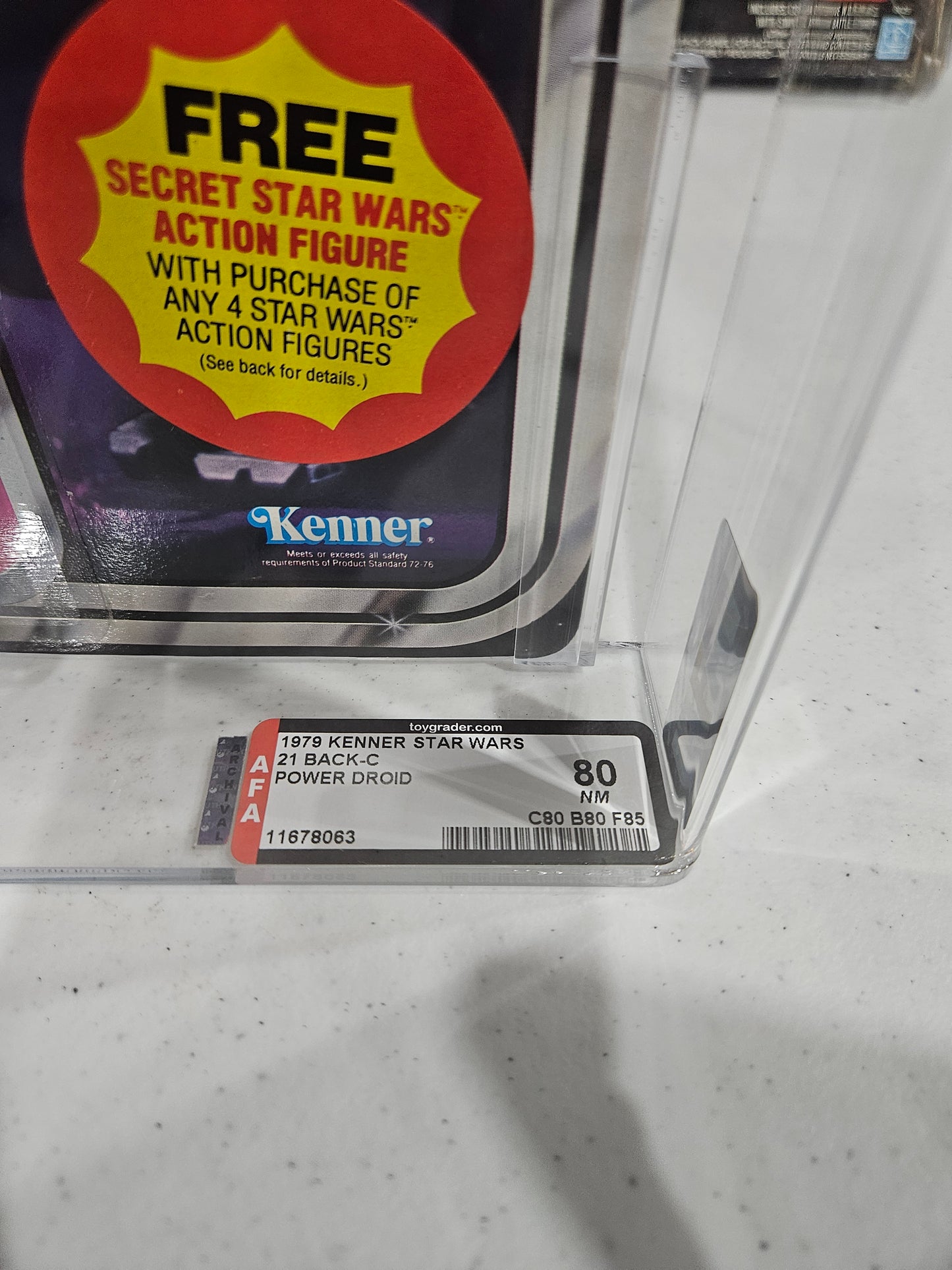 1979 Kenner Star Wars Power Droid AFA 80
