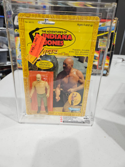 1982 Kenner Indiana Jones German Mechanic CAS 80+