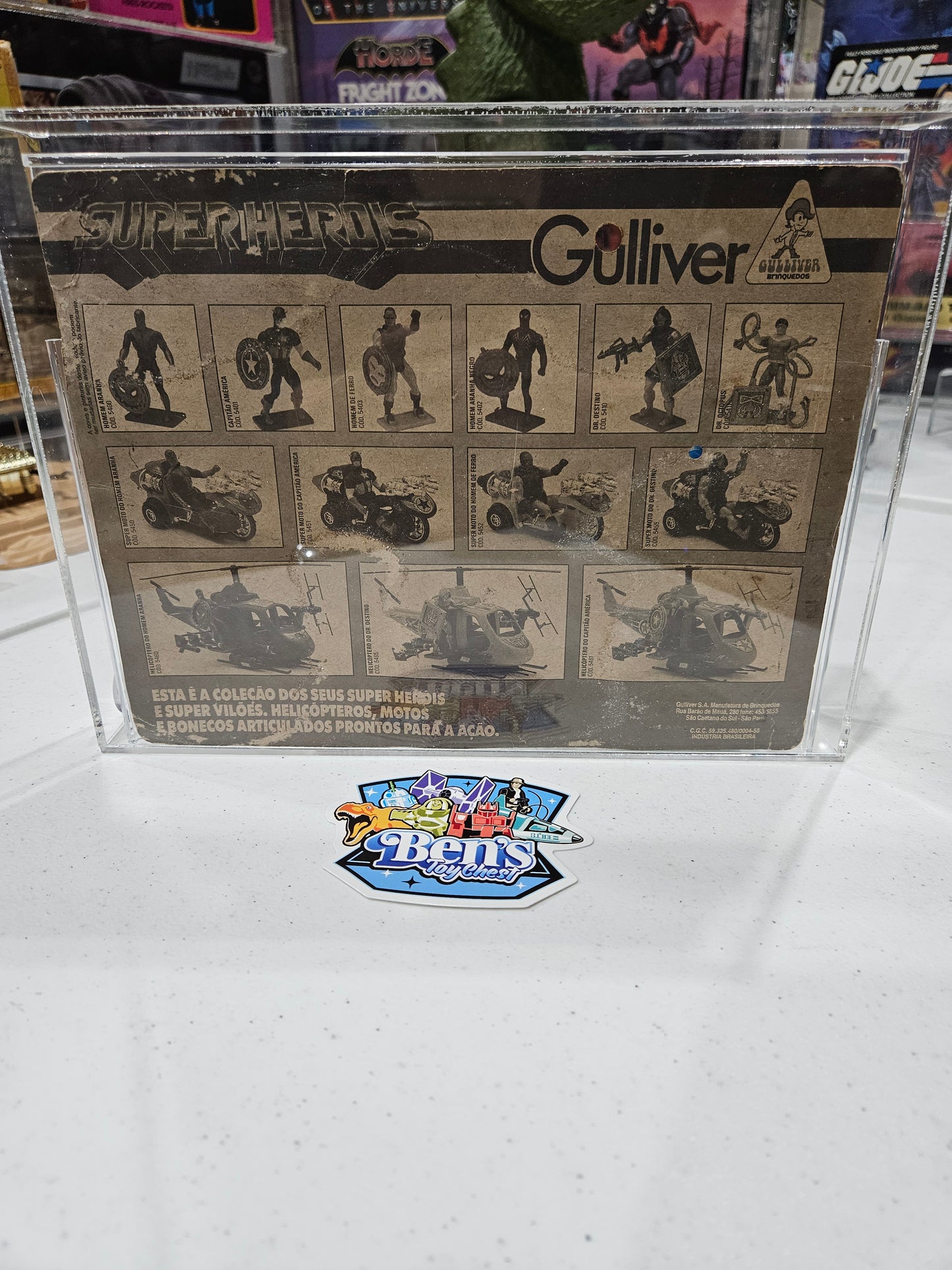 1989 Gulliver Super Heroes Capitao America (Captain America) CAS 75+