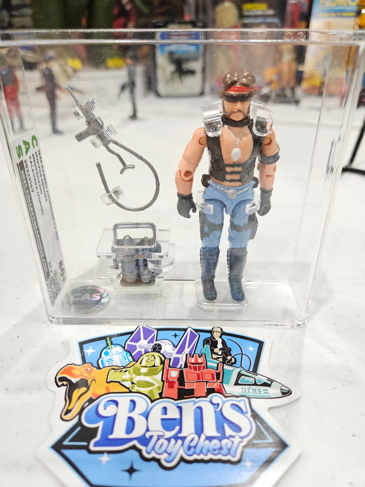 1986 Hasbro Argentina GI Joe Calavera (Torch) CAS 80+