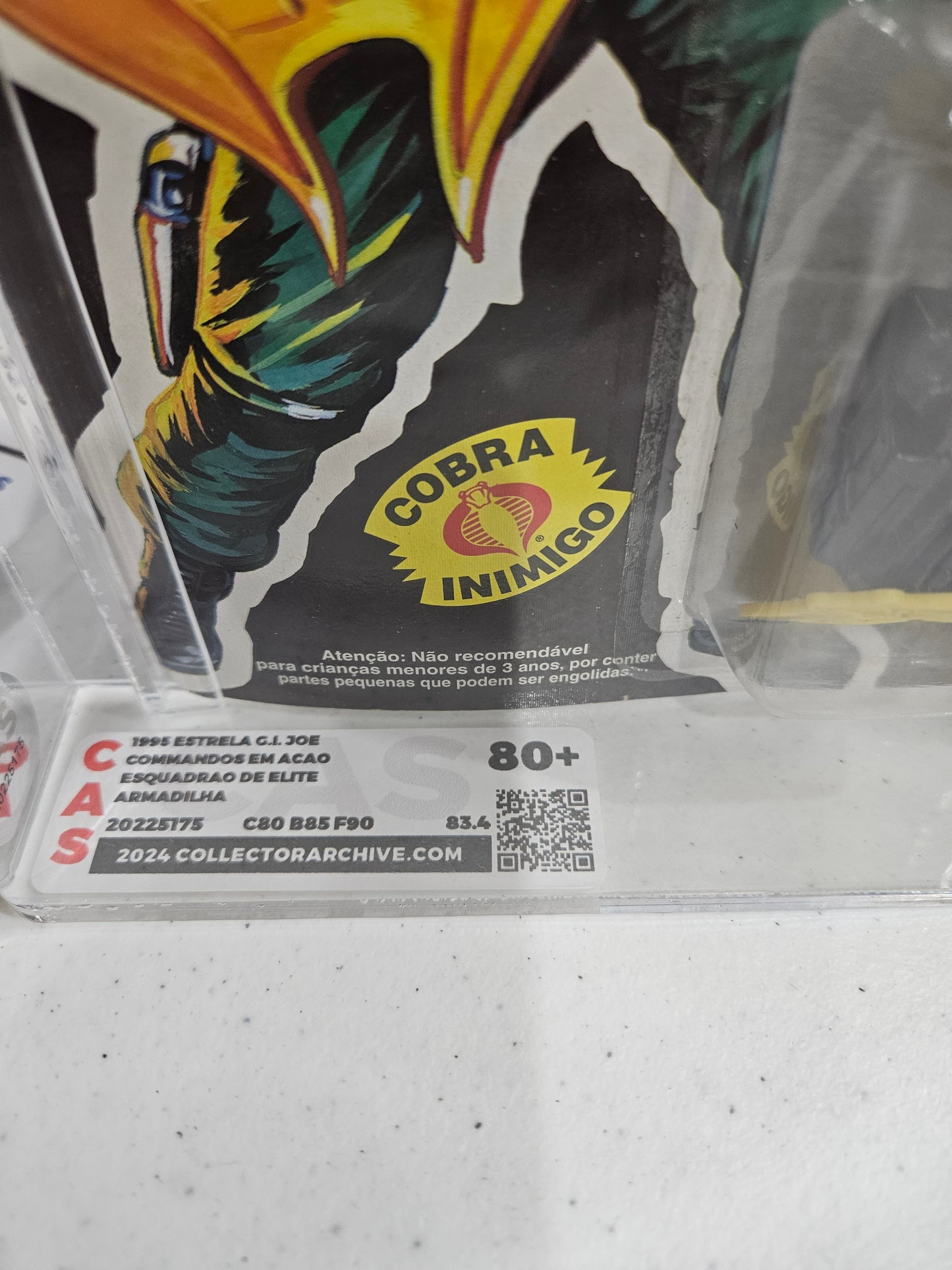 1995 Estrela GI Joe Commandos Em Acao Armadilha CAS 80+