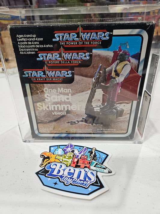 1985 Palitoy Star Wars Tri-Logo Sand Skimmer AFA 80