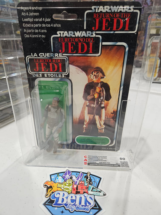 1983 Palitoy Star Wars Trilogo Lando Calrissian (Skiff Guard) CAS 80