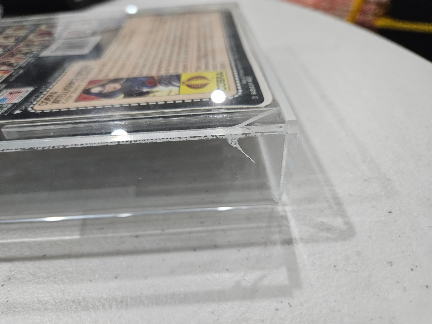 1984 Hasbro GI Joe Baroness Peach Fire Card AFA 85 NM+