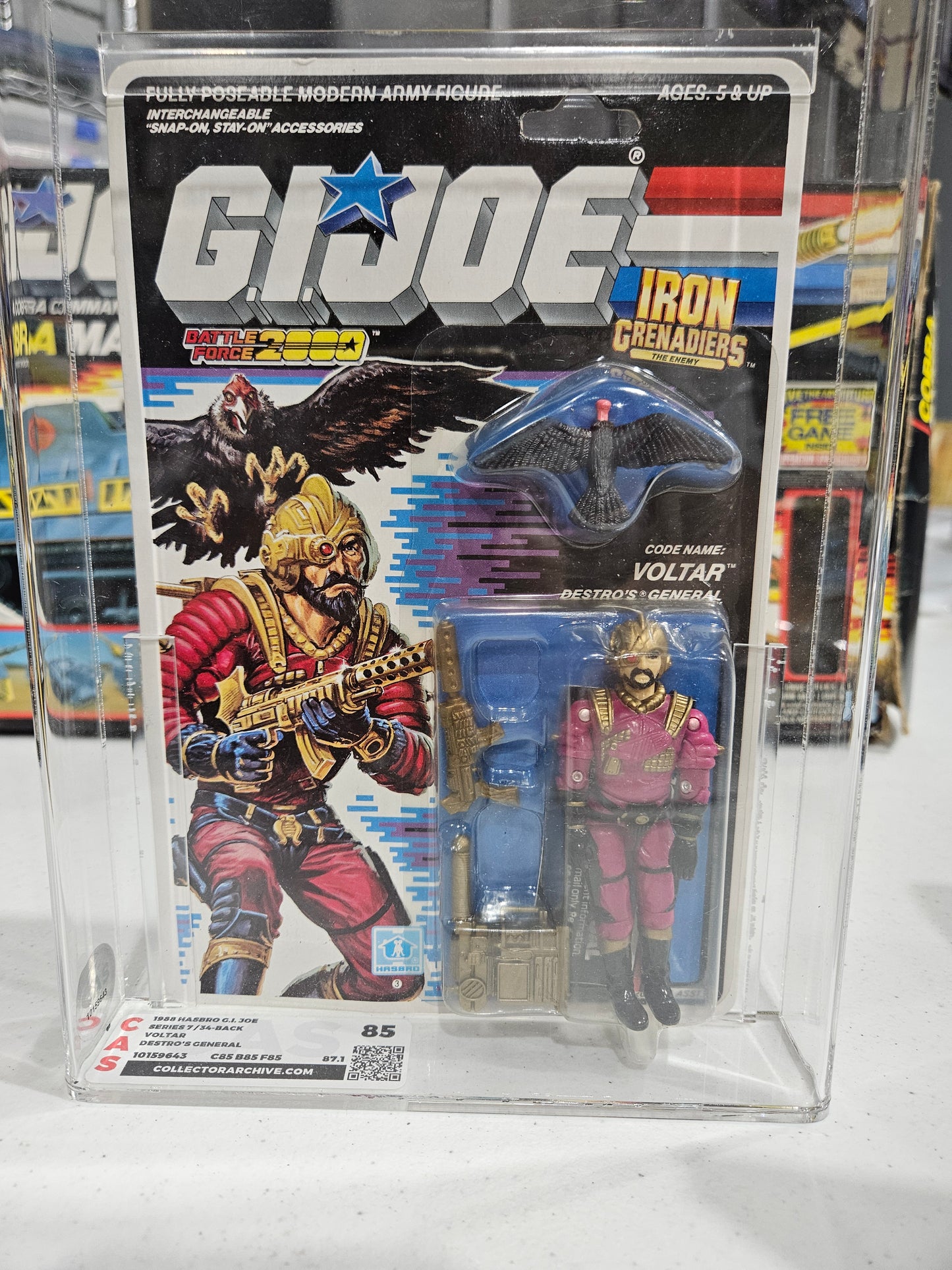 1988 Hasbro GI Joe Voltar CAS 85