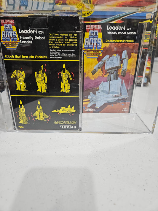1984 Tonka Gobots Super Leader-1 AFA 85 Q-NM+