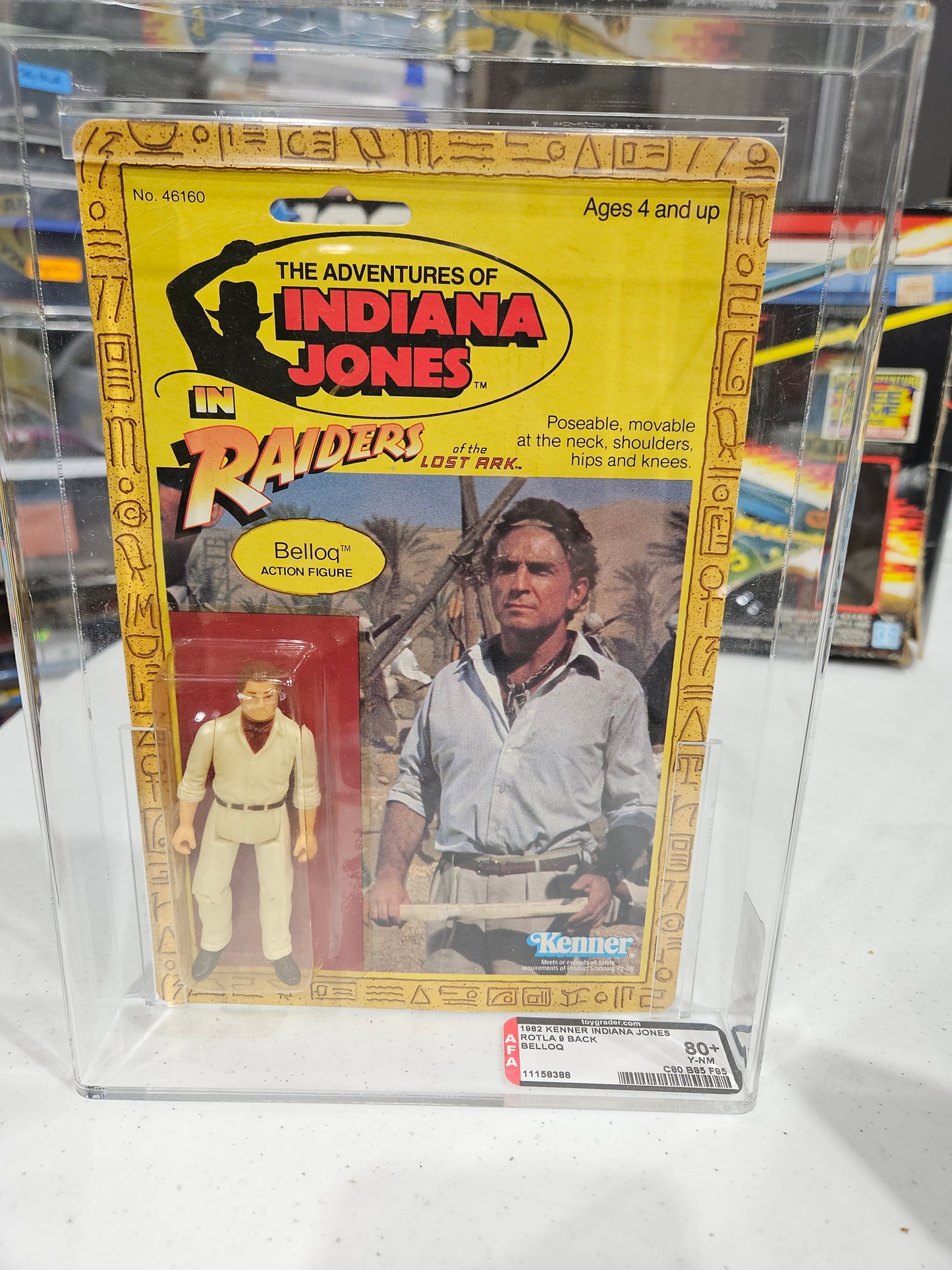 1982 Kenner Indiana Jones Belloq AFA 80+