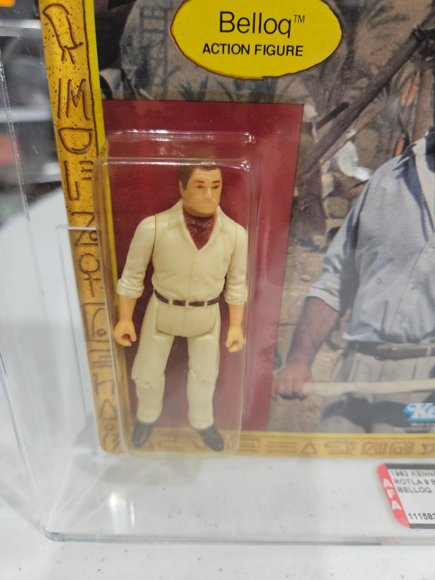 1982 Kenner Indiana Jones Belloq AFA 80+