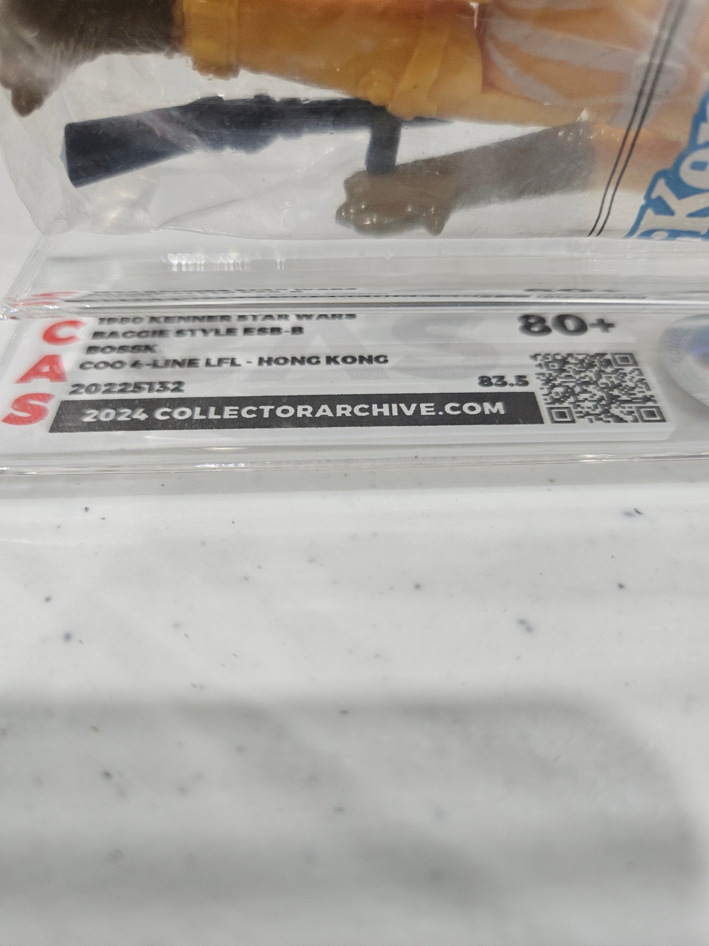 1980 Kenner Star Wars Baggie Bossk CAS 80+