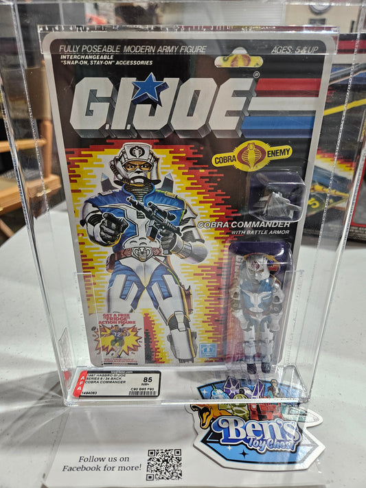 1987 Hasbro GI Joe Cobra Commander AFA 85 NM+