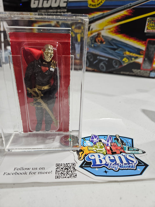 1988 Hasbro GI Joe Destro Red Card CAS 90