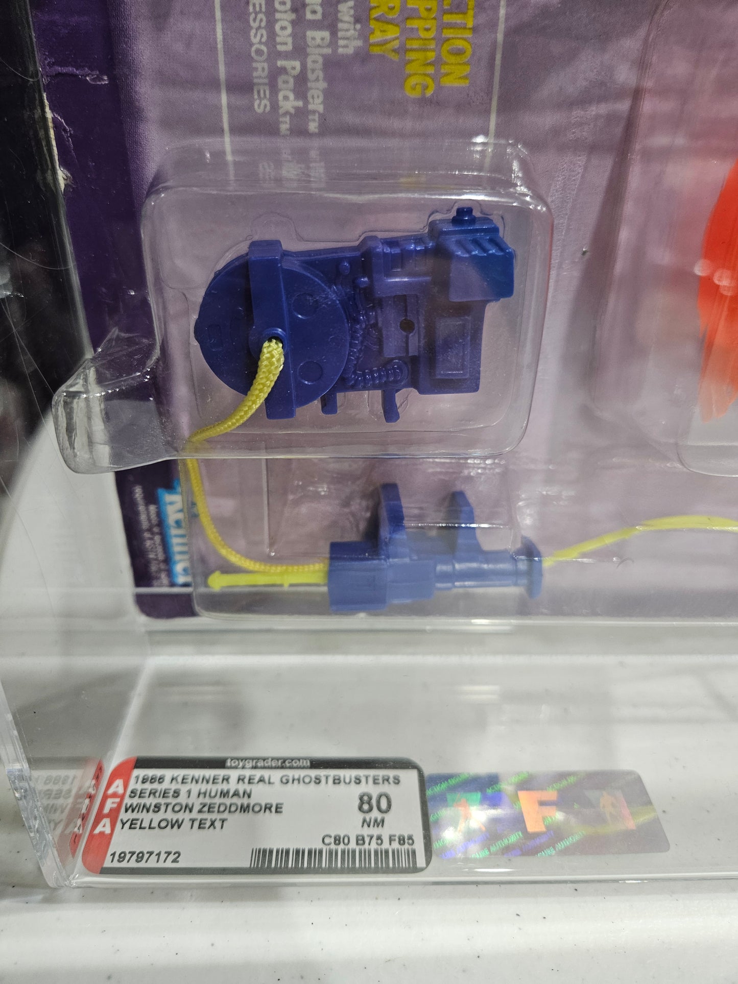 1986 Kenner The Real Ghostbusters Winston Zeddmore AFA 80 NM
