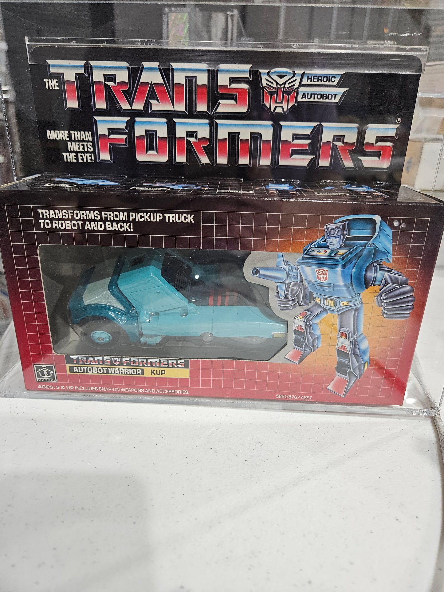 1986 Hasbro Transformers KUP AFA 85 NM+