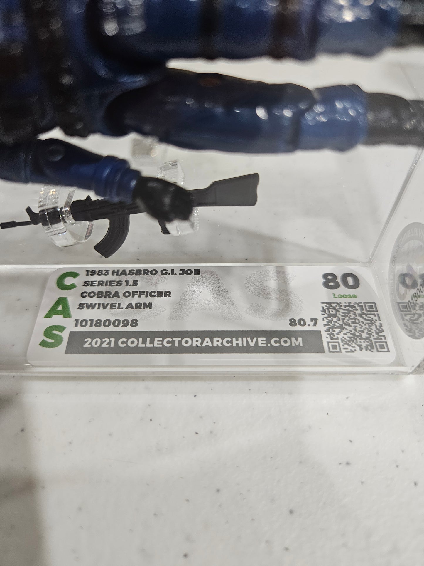 1983 Hasbro GI Joe Cobra Officer CAS 80 Loose