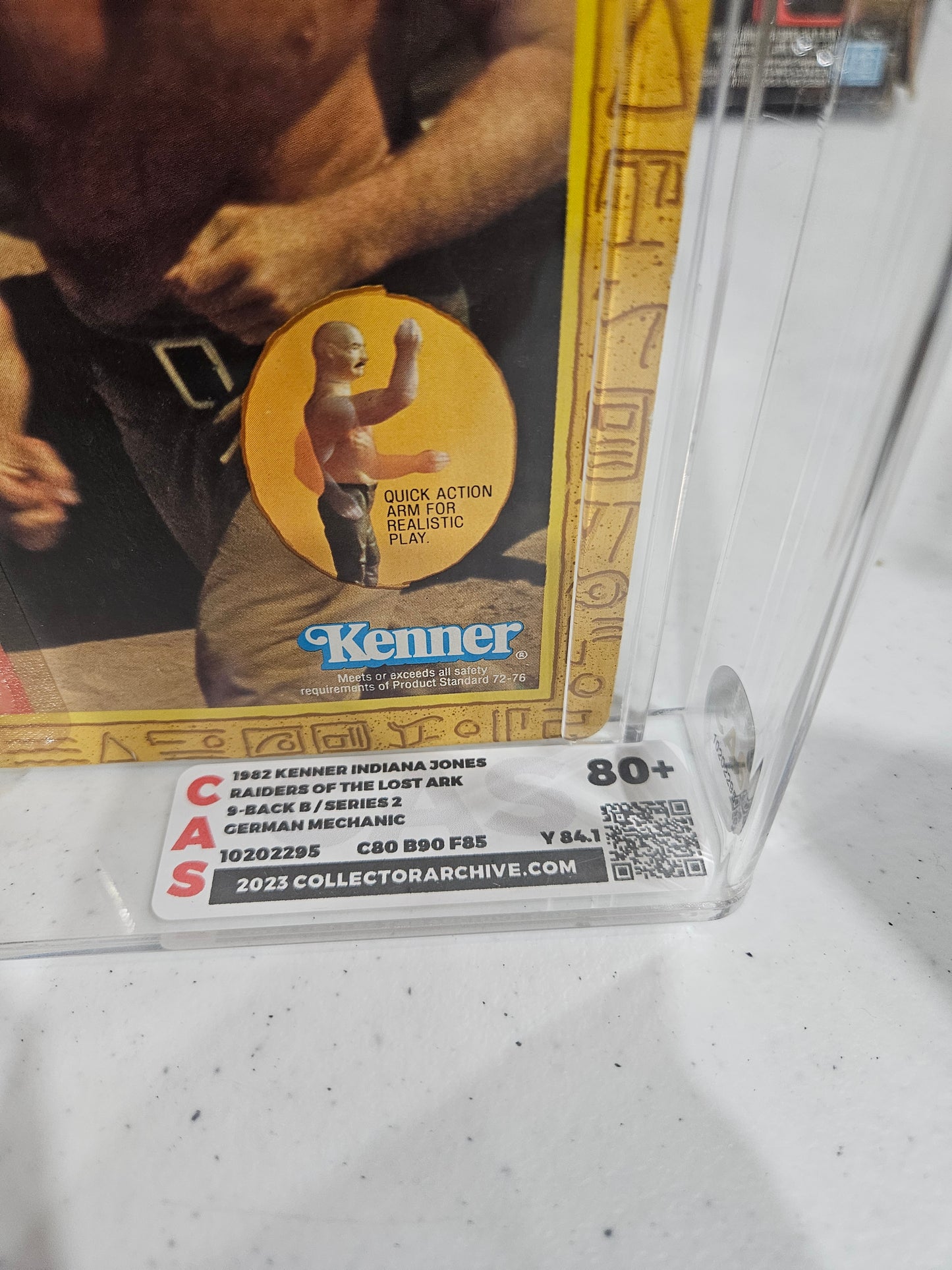 1982 Kenner Indiana Jones German Mechanic CAS 80+