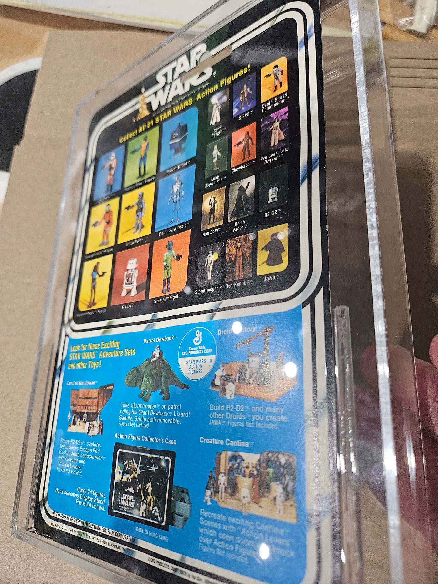 1979 Kenner Star Wars Luke Skywalker 21 Back AFA 80