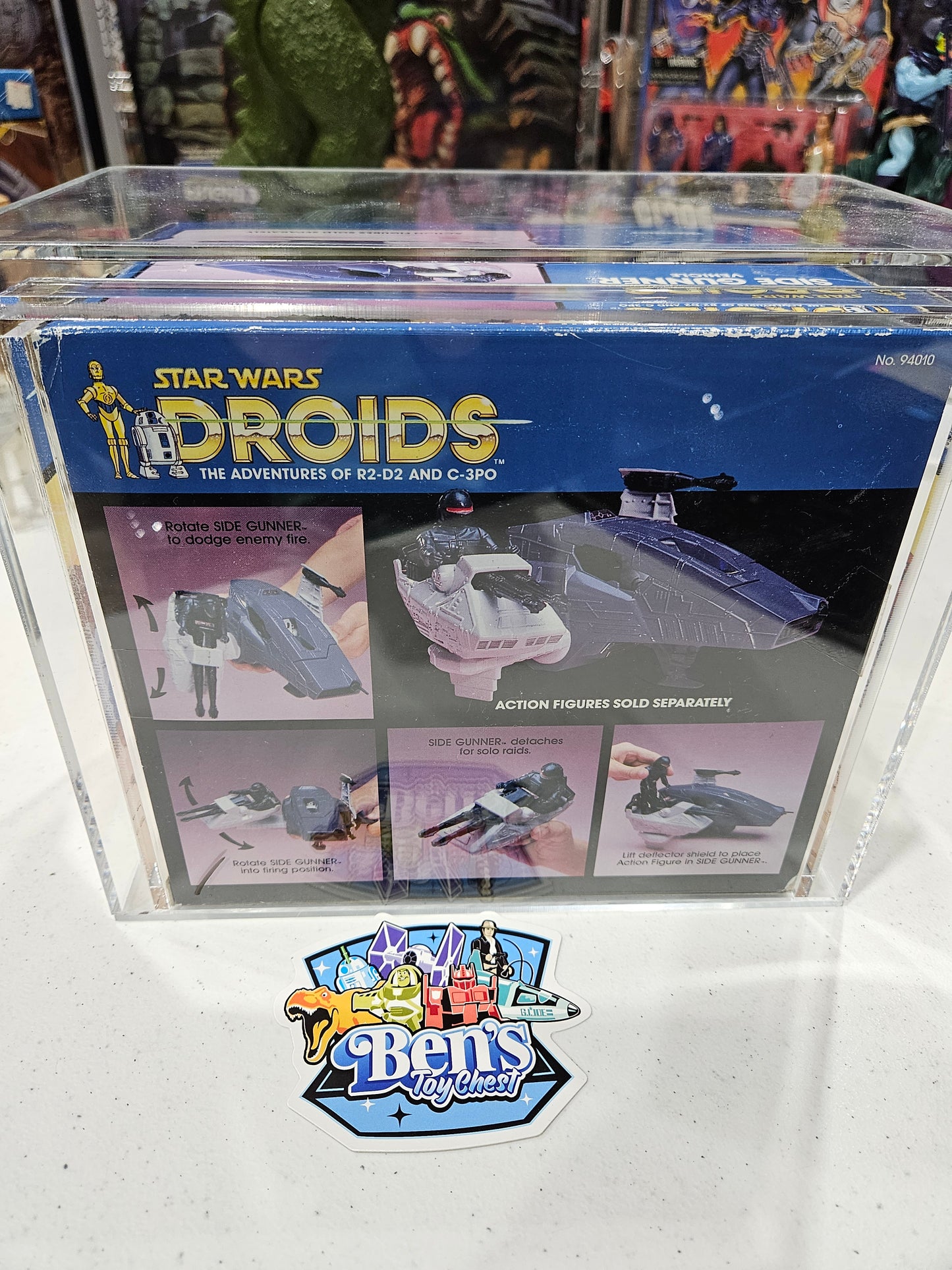 1985 Kenner Star Wars Droids Side Gunner AFA 75+ EX+/NM