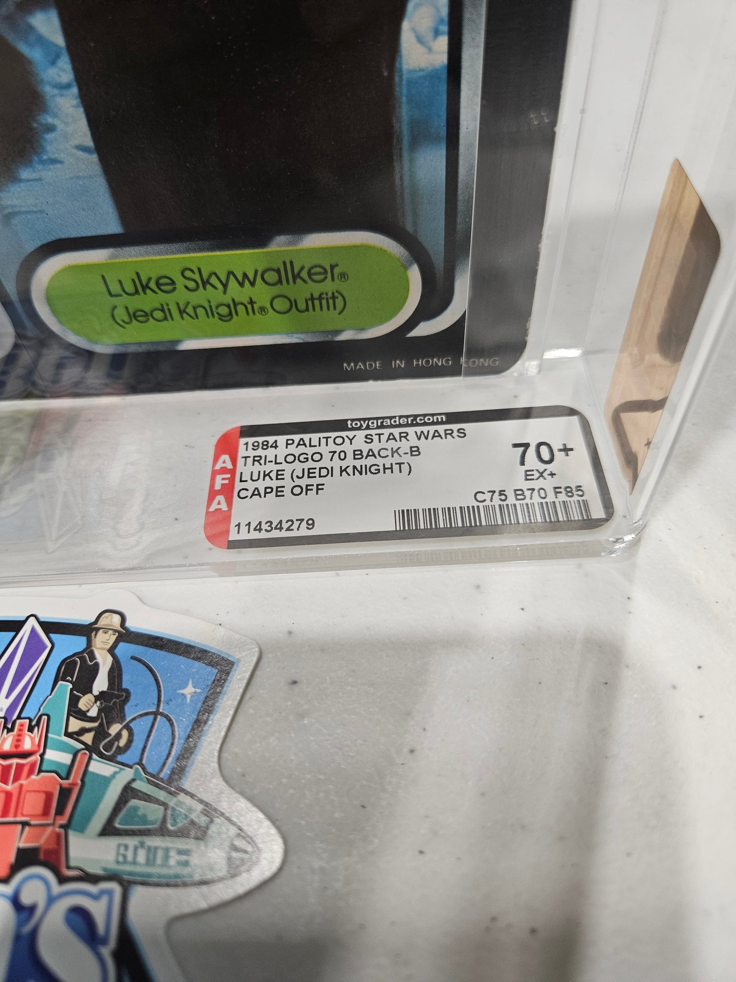 1984 Palitoy Star Wars Tri-Logo Luke (Jedi Knight) AFA 70+