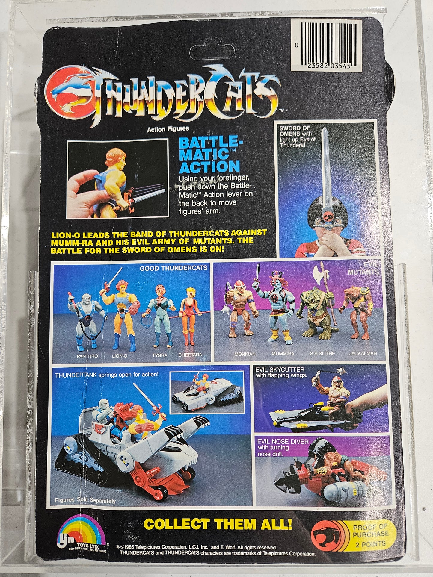 1985 LJN Thundercats S-S-Slithe UKG Y80%