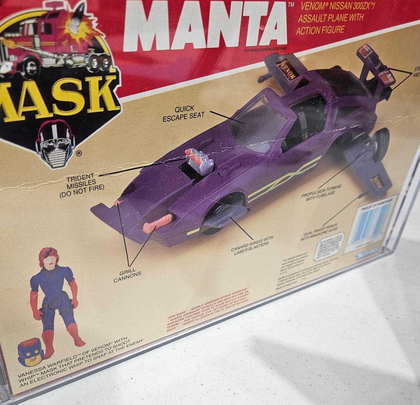1987 Kenner MASK Manta AFA 80 NM