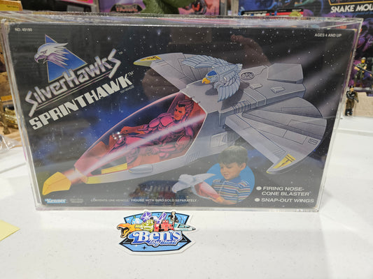 1986 Kenner Silverhawks Sprinthawk CAS 80+