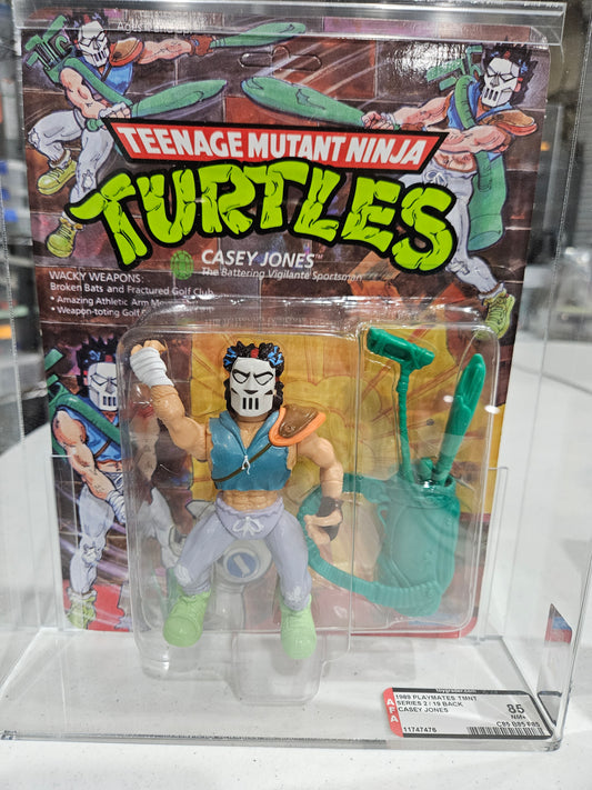 1989 Playmates TMNT Casey Jones AFA 85 NM+