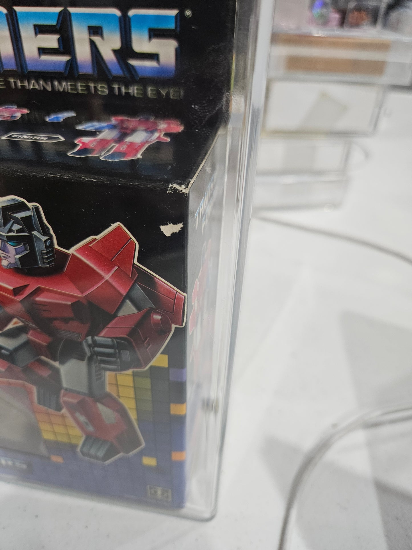 1987 Hsbro Transformers Misfire AFA 75+ EX+/NM