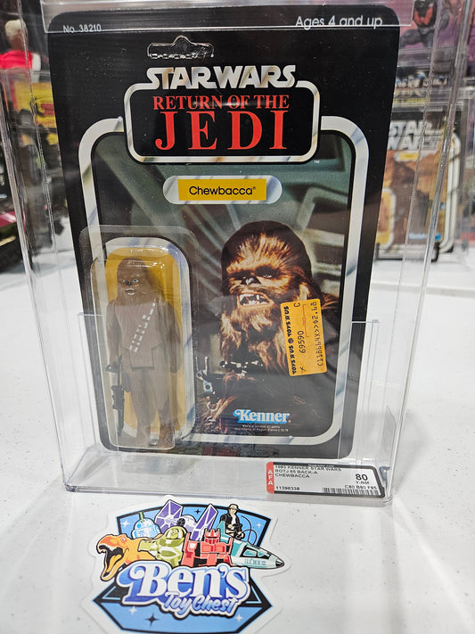 1983 Kenner Star Wars Chewbacca ROTJ AFA 80