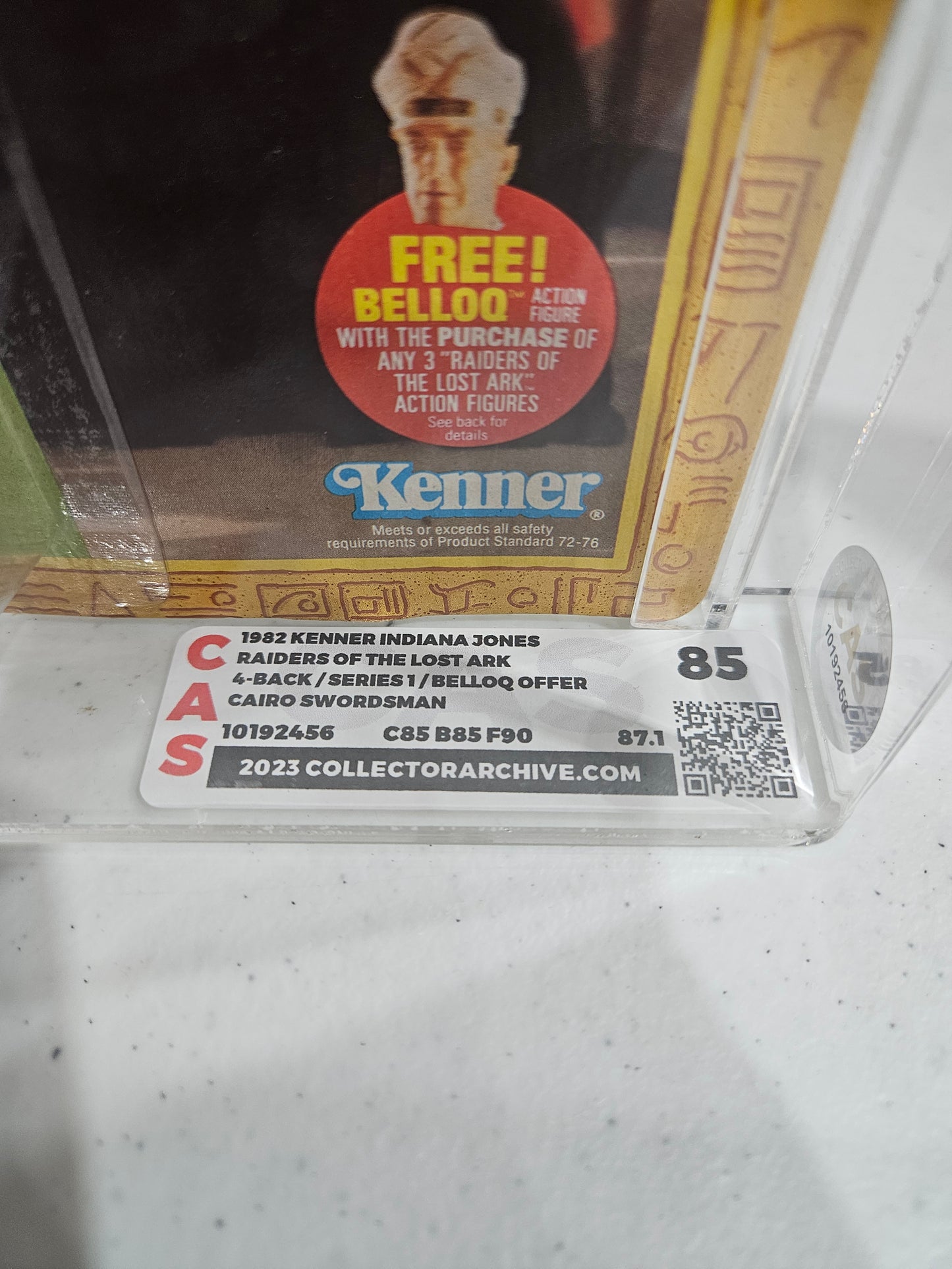 1982 Kenner Indiana Jones Cairo Swordsman CAS 85