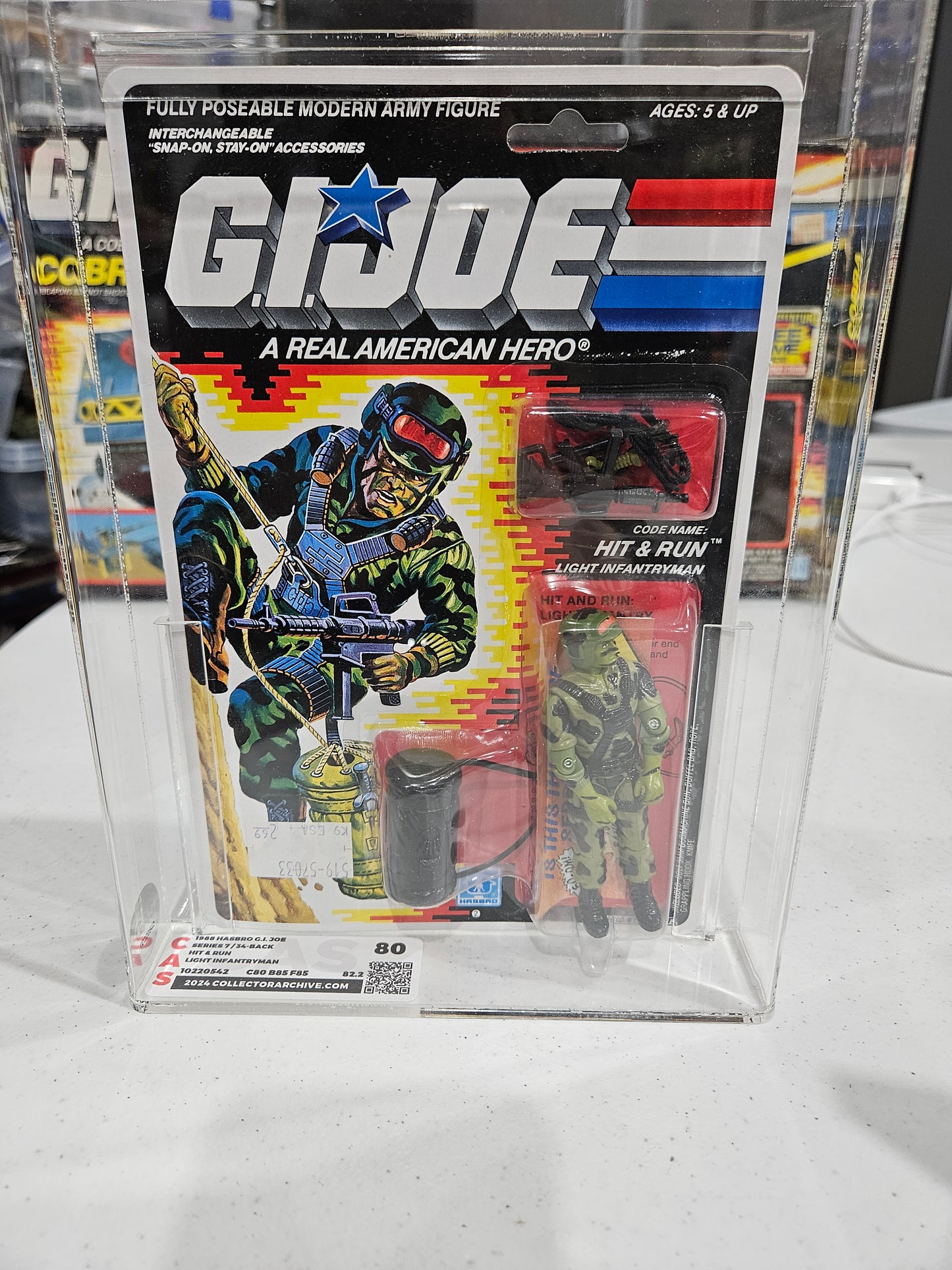 1988 Hasbro GI Joe Hit & Run CAS 80