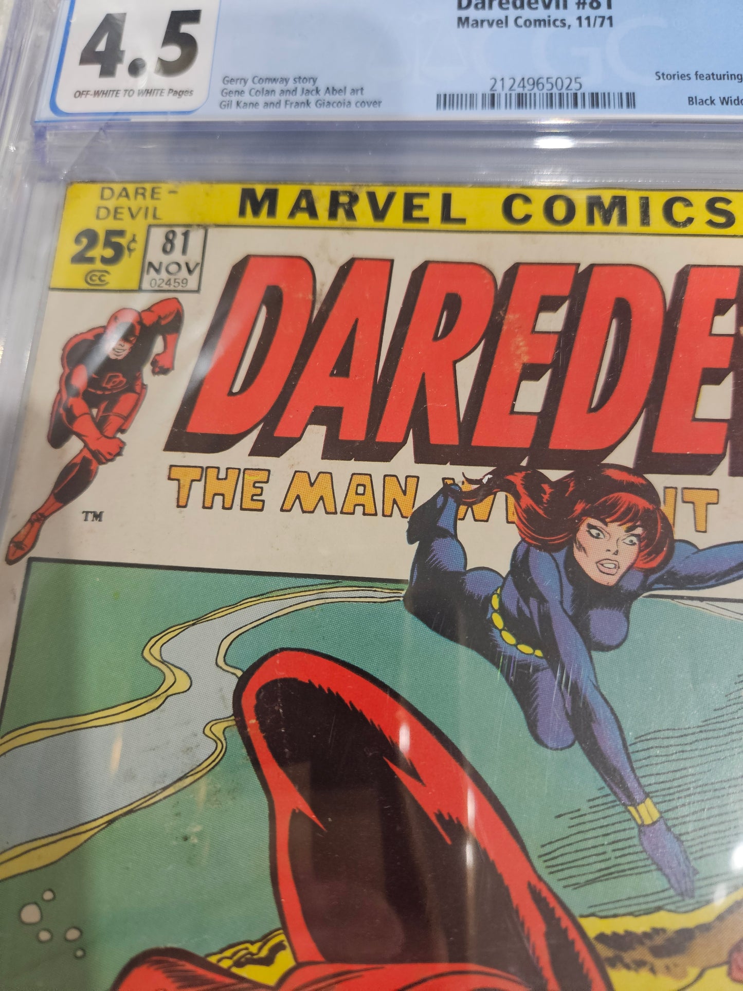 1971 Marvel Daredevil #81 CGC 4.5