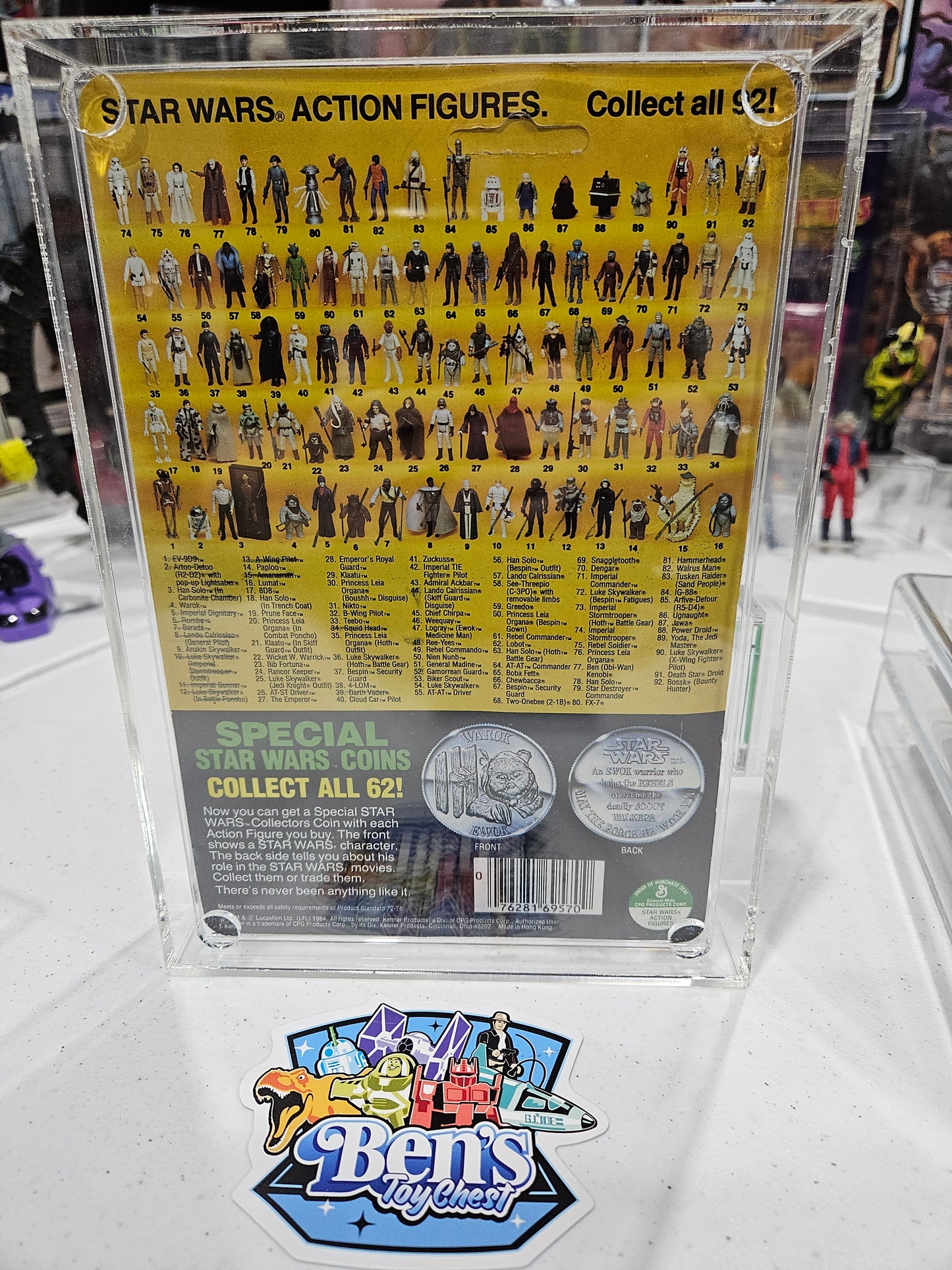 1984 Kenner Star Wars R2-D2 (Pop-up Saber) No COO CAS 85