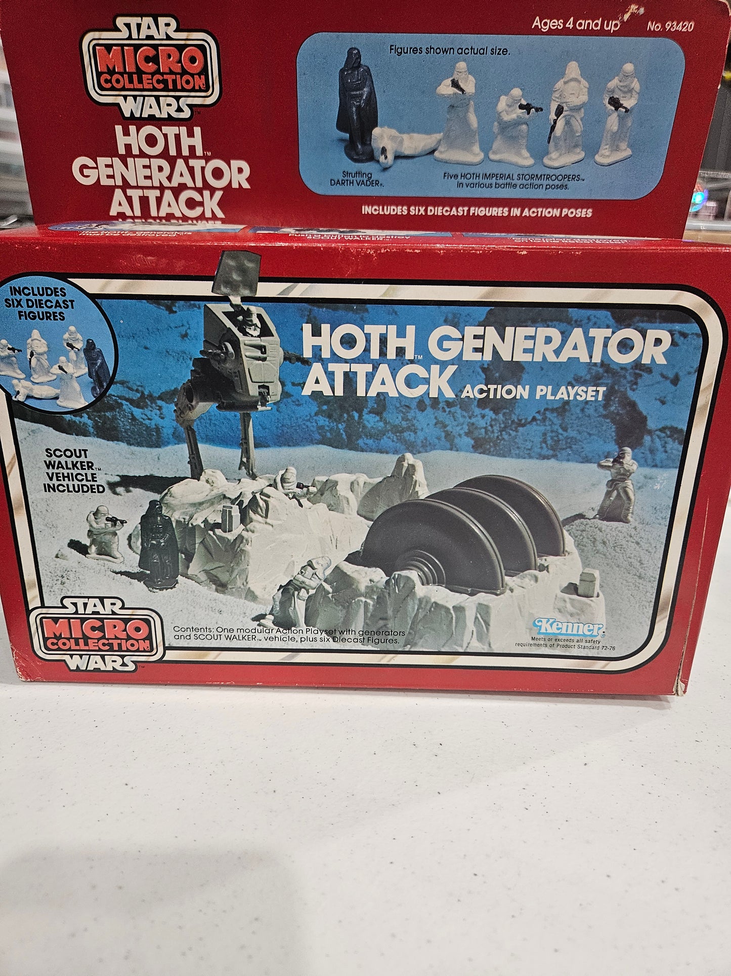 1982 Kenner Star Wars Hoth Generator Attack Aciton Playset
