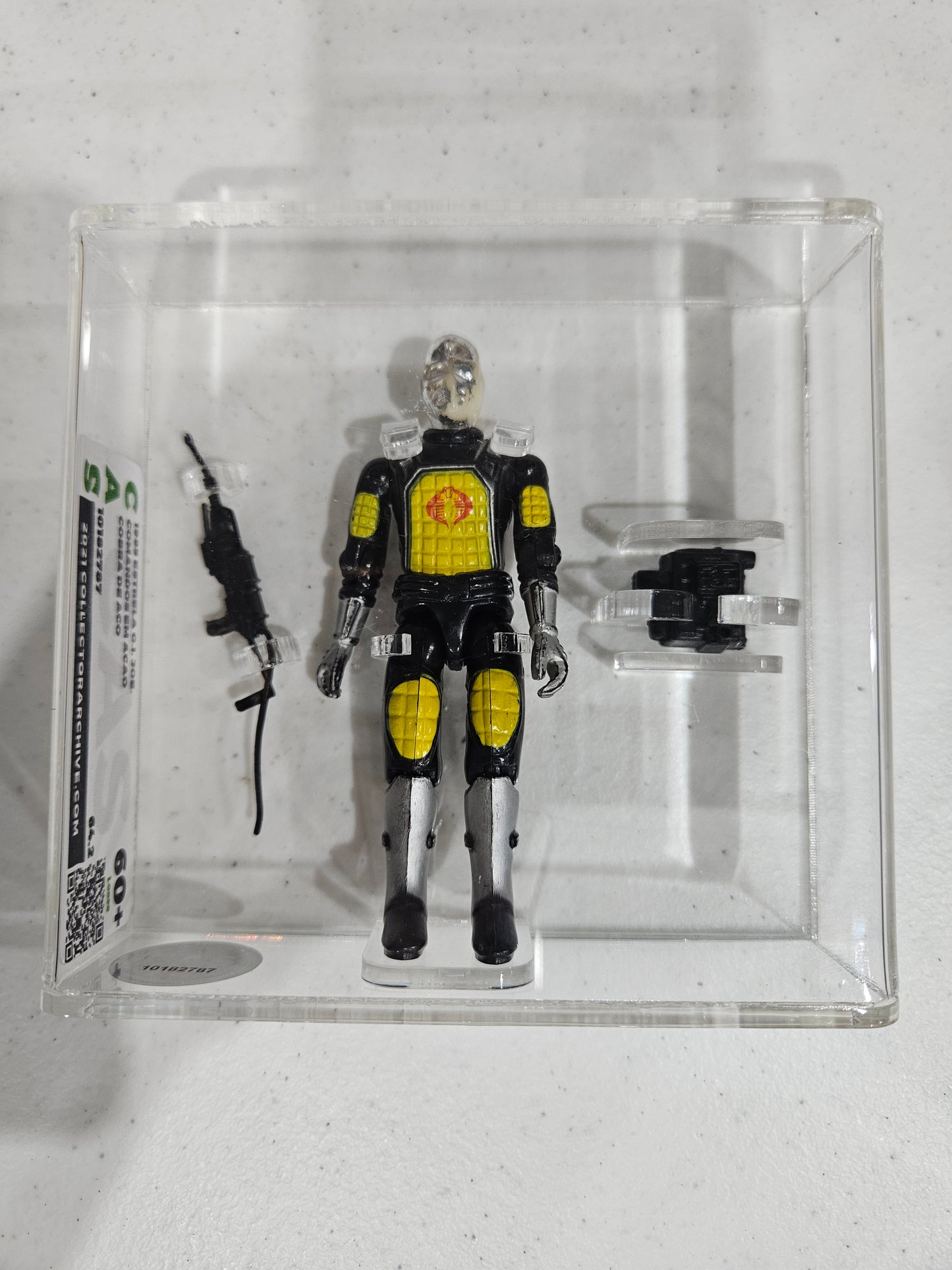 1985 Estrela GI Joe Cobra De Aco CAS 60+ Loose