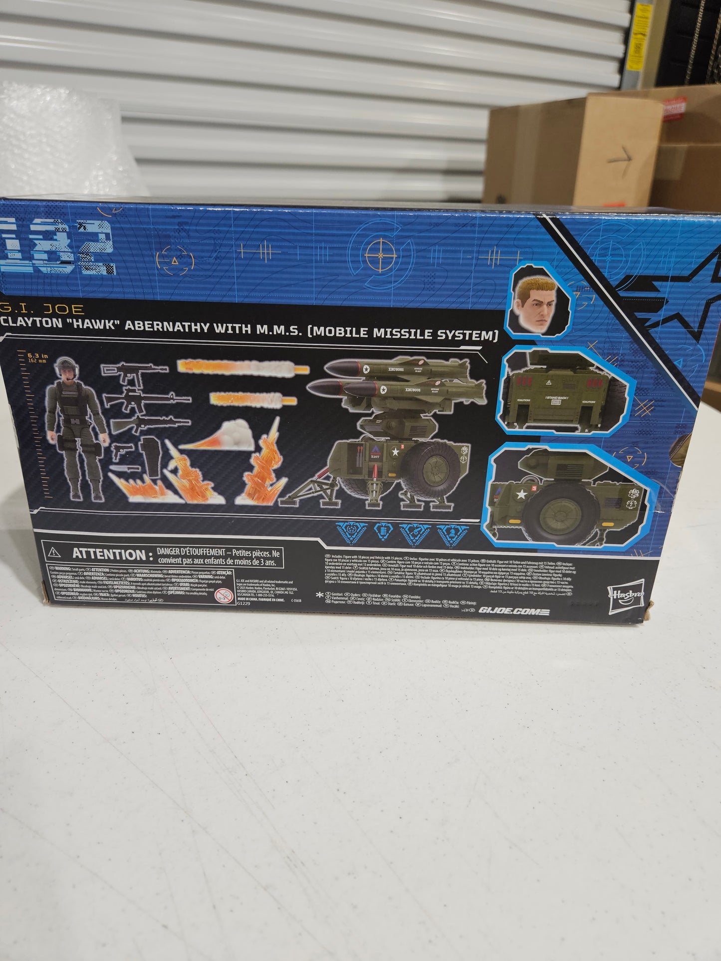 GI Joe Classified Clayton "Hawk" Abernathy with M.M.S.