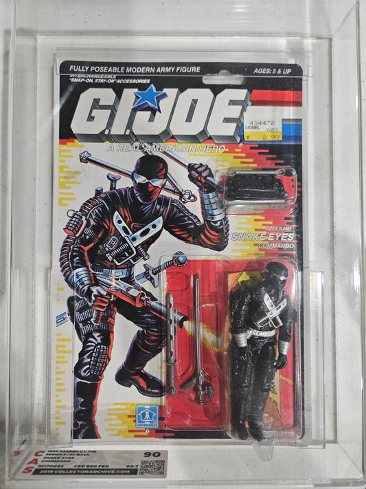 1989 Hasbro GI Joe Snake Eyes CAS 90