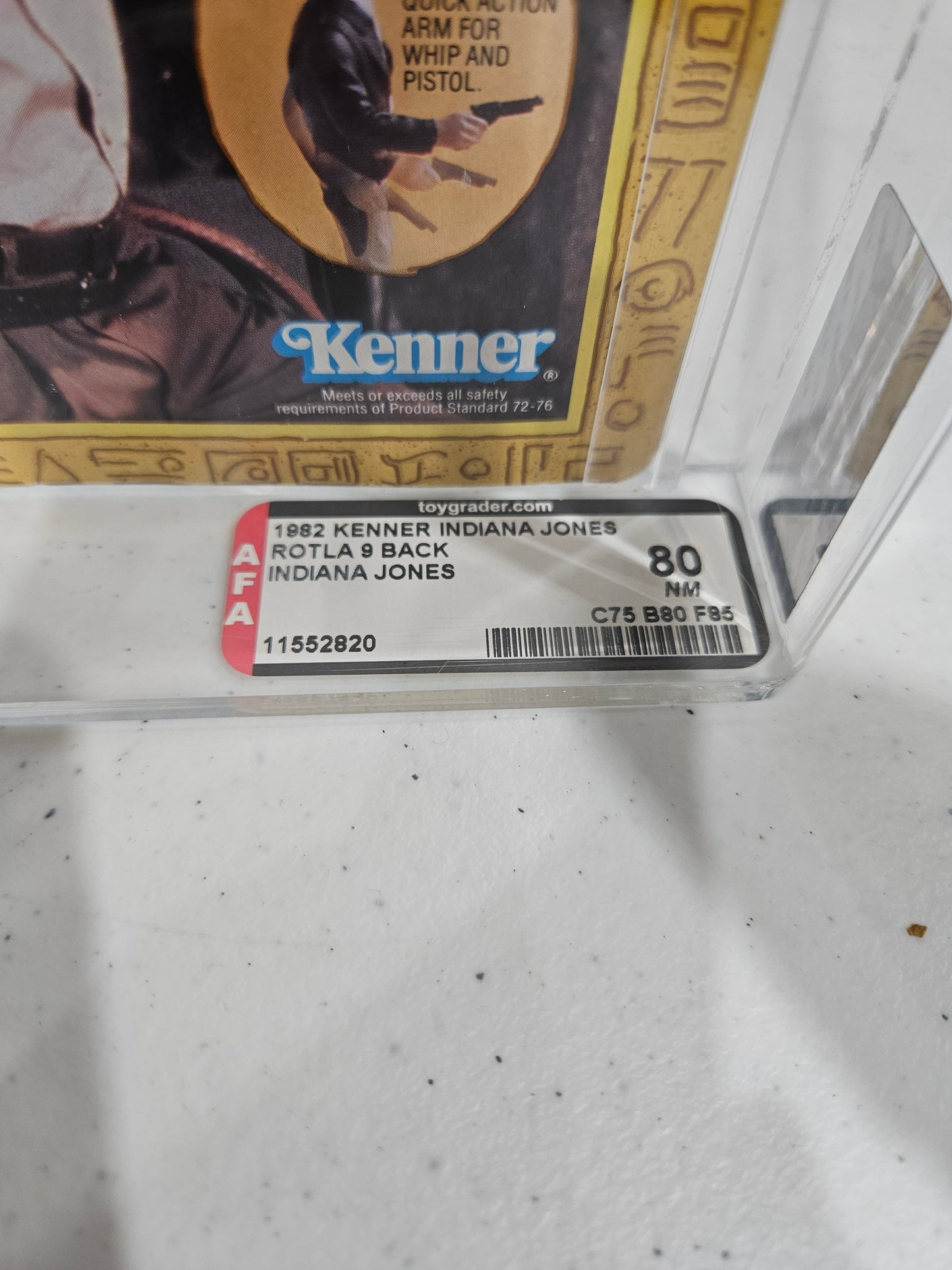 1982 Kenner Indiana Jones ROTLA AFA 80