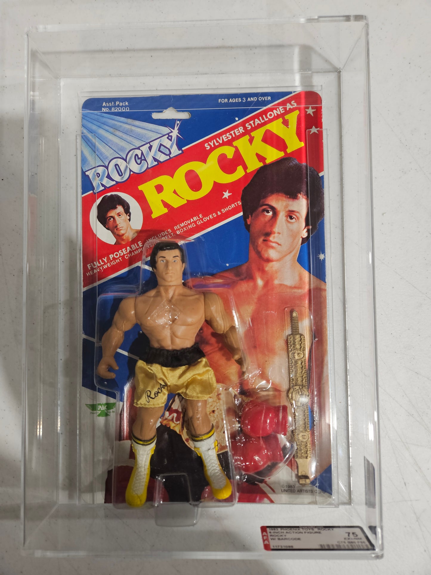1983 Phoenix Toys Rocky AFA 75 EX+/NM