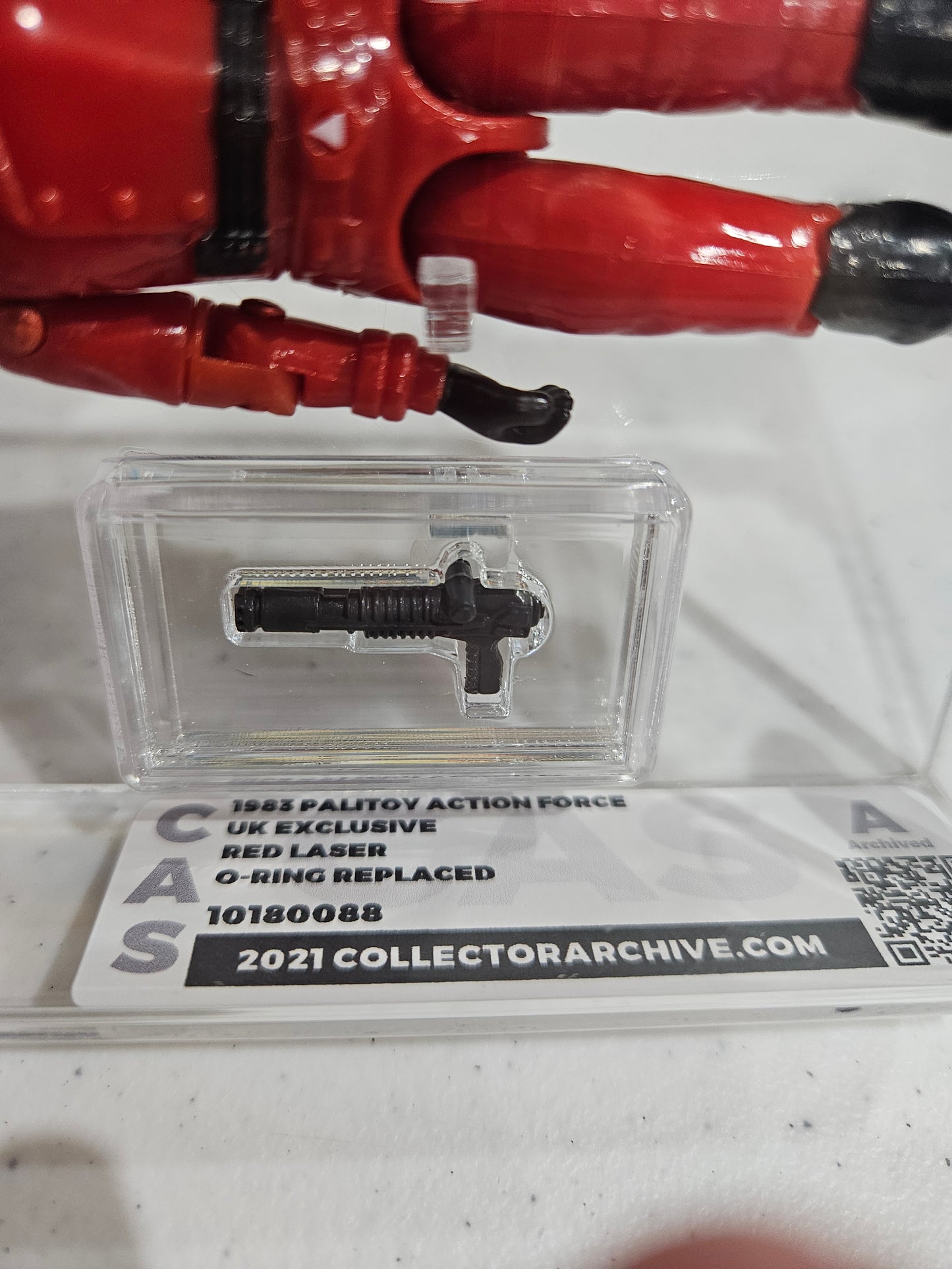 1983 Palitoy Action Force Red Laser CAS A Loose