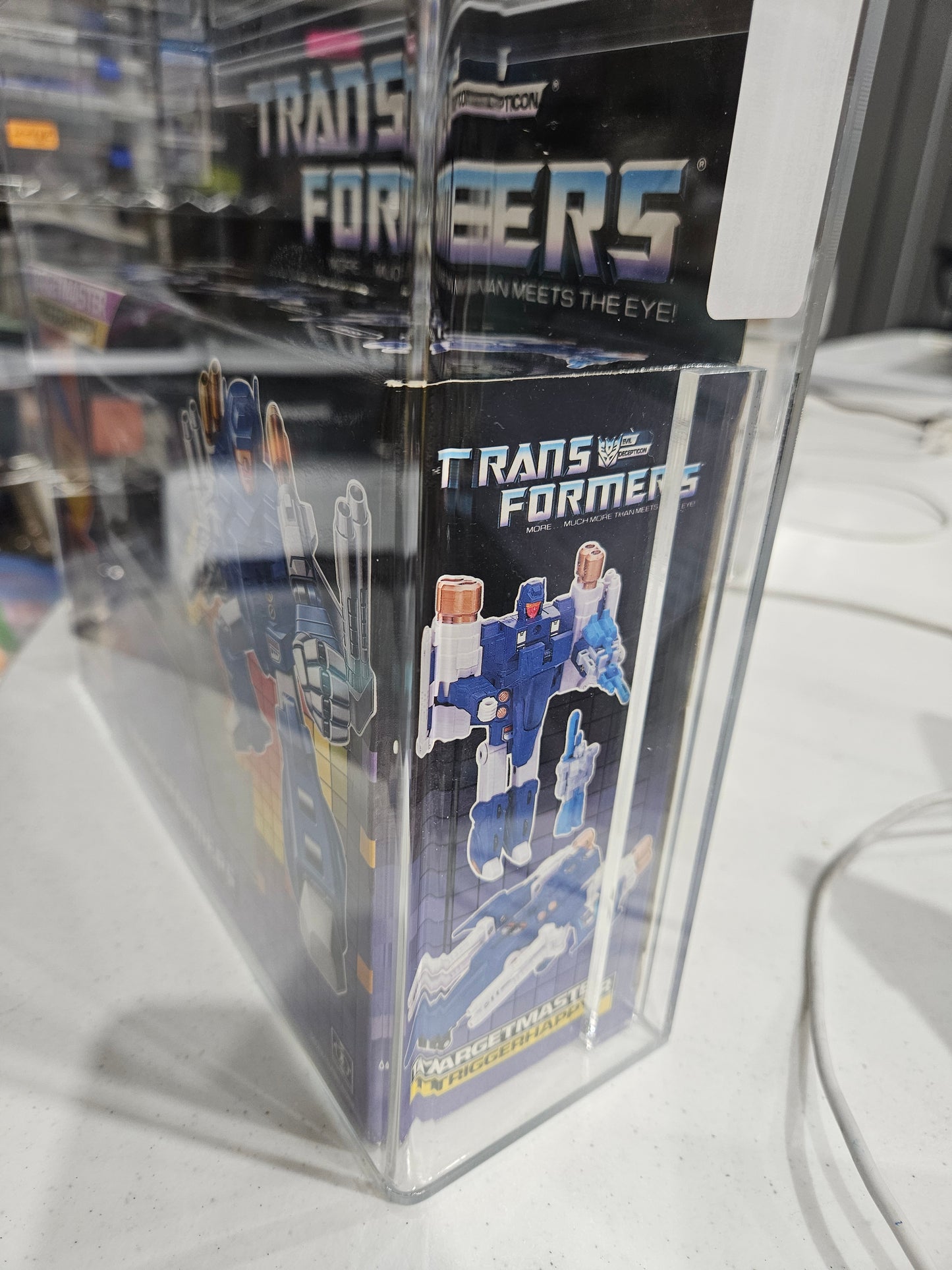 1987 Hasbro Transformers Triggerhappy AFA 75 EX+/NM