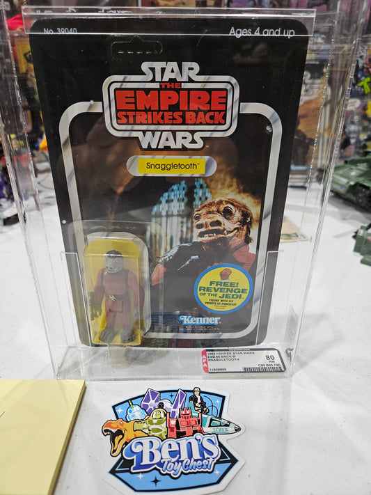 1982 Kenner Star Wars Snaggletooth AFA 80