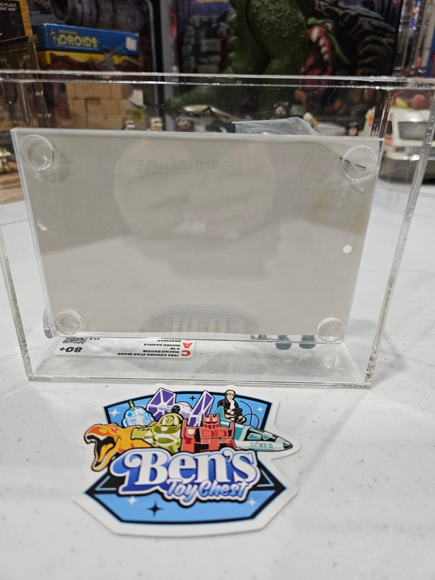 1984 Kenner Star Wars Macau Baggie 2-1B Signed Sample CAS 80+
