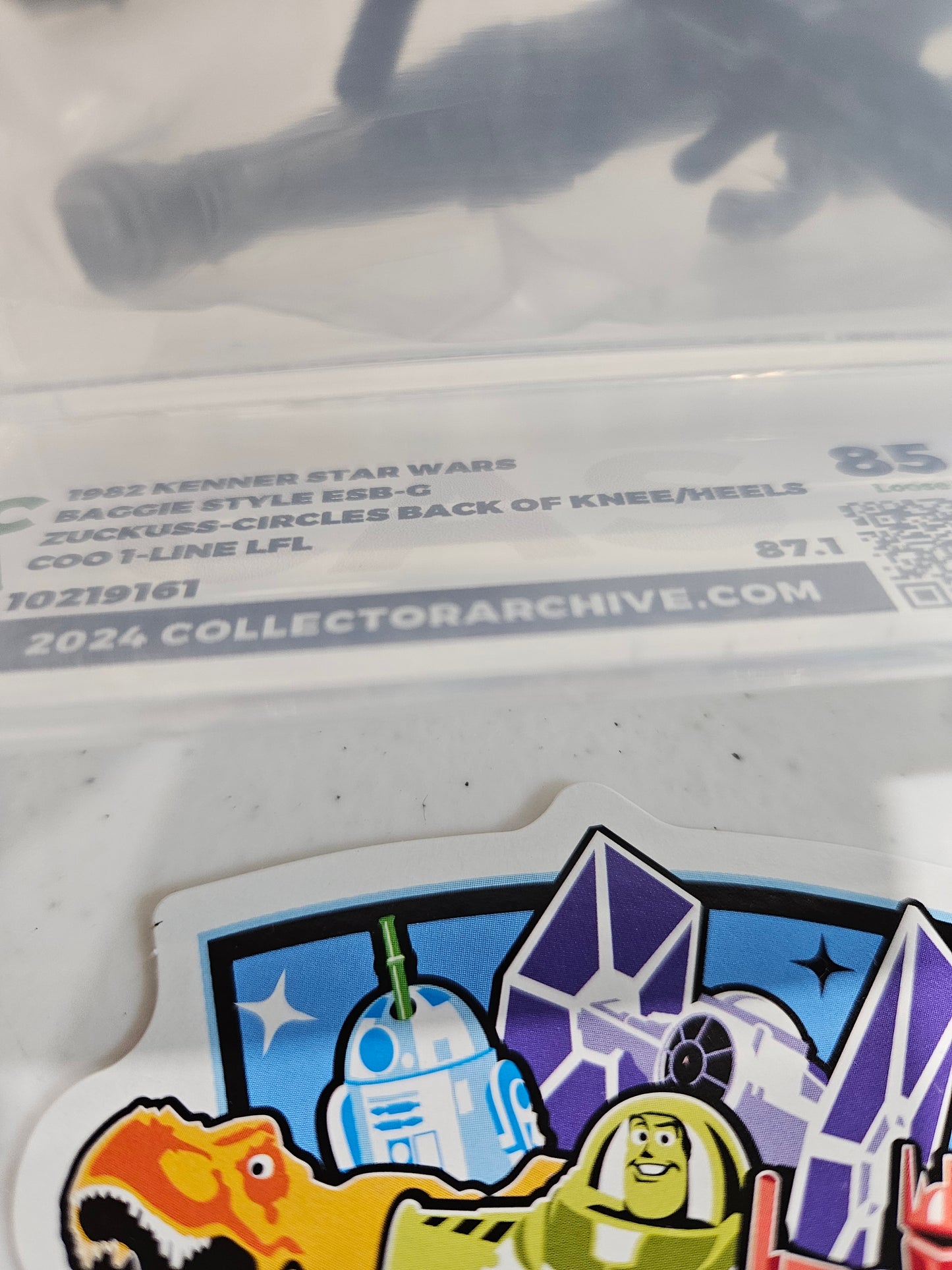 1982 Kenner Star Wars Baggie Zuckuss CAS 85