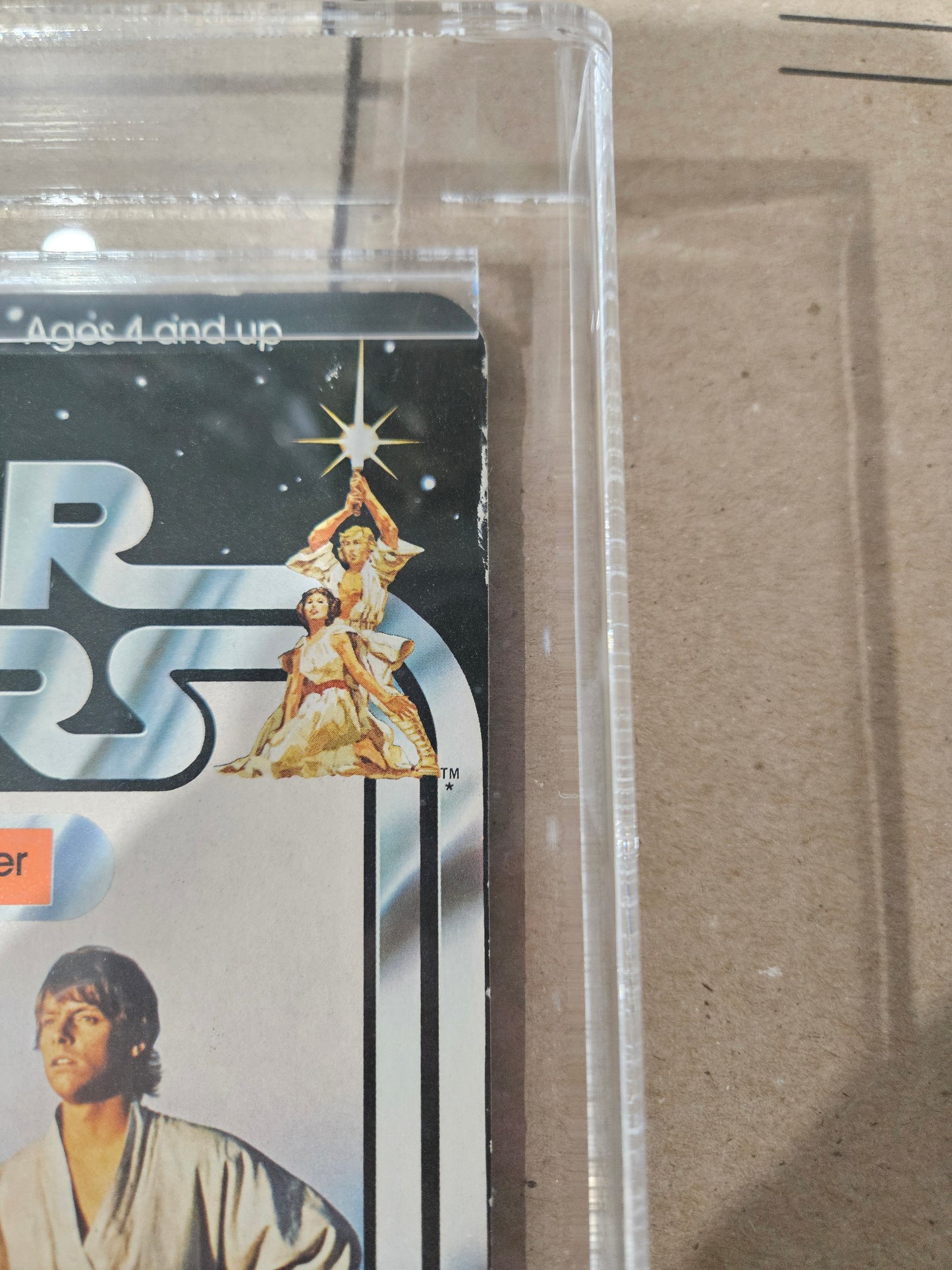 1979 Kenner Star Wars Luke Skywalker 21 Back AFA 80