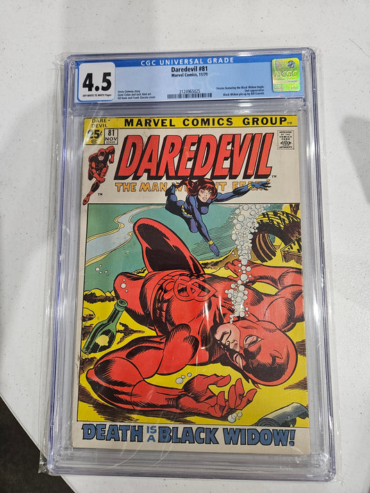 1971 Marvel Daredevil #81 CGC 4.5